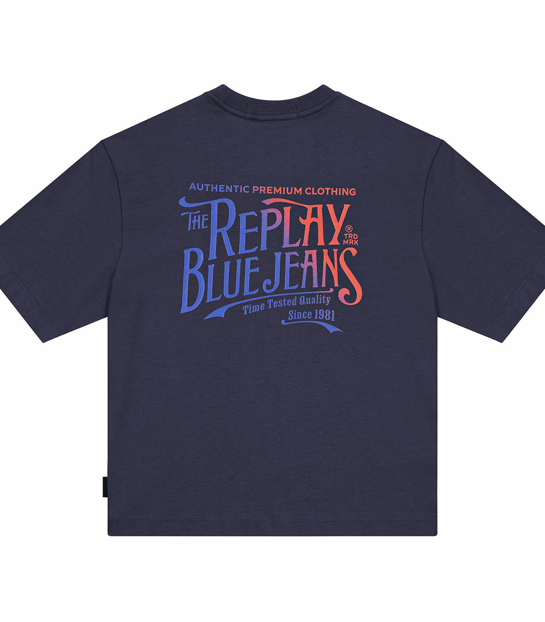 バックプリントTシャツ 詳細画像 ミッドナイトブルー 2